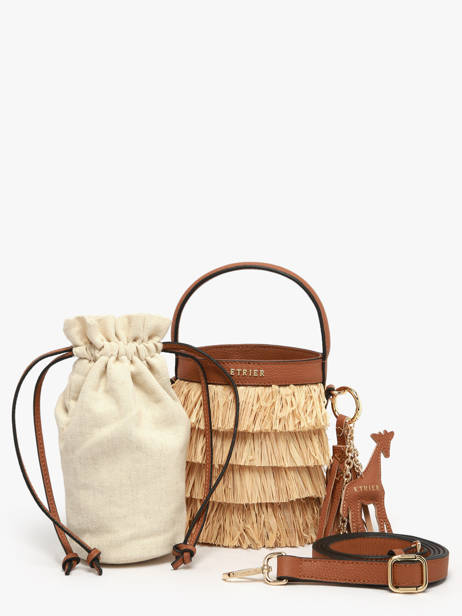 Sac Bandoulière Xs King Etrier Beige king EKIN183X vue secondaire 4